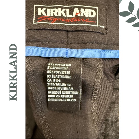🛍️3/$40 Kirkland Men’s Black Flat Front Shorts | Casual Everyday Style Size 40 - Picture 6 of 6